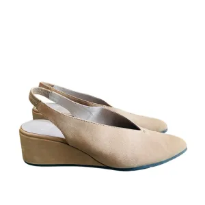 Eileen Fisher Devi Flats Size 10 Latte Pointed Toe