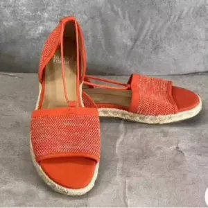 Eileen Fisher Magma Melange Stretch Casual Knit Slip-On Espadrilles Sandals SZ 6