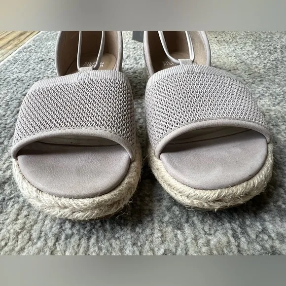 Eileen Fisher Mews Mesh Espadrilles Womens 7 Blush Slip On Sandals