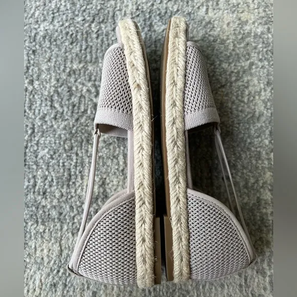 Eileen Fisher Mews Mesh Espadrilles Womens 7 Blush Slip On Sandals