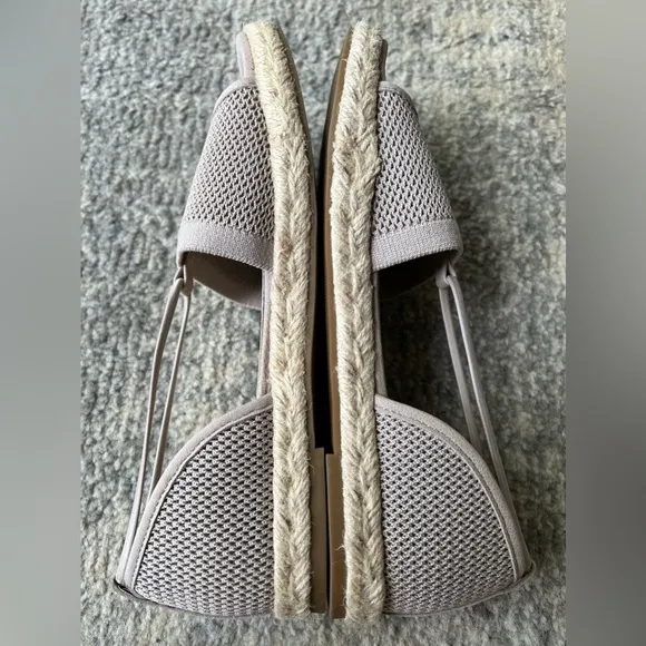 Eileen Fisher Mews Mesh Espadrilles Womens 7 Blush Slip On Sandals