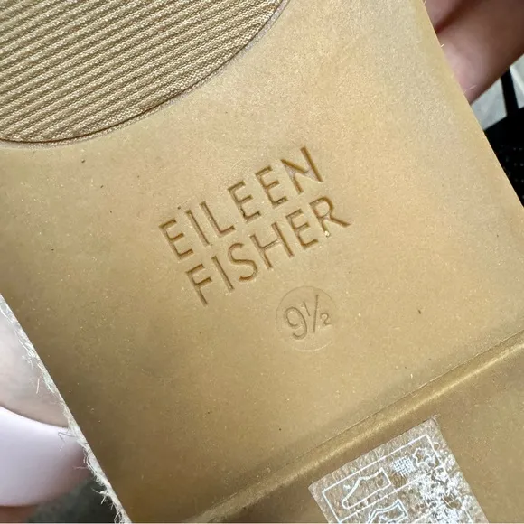 Eileen Fisher Mews Mesh Slip On Espadrilles Flats Womens Shoes Black 9.5