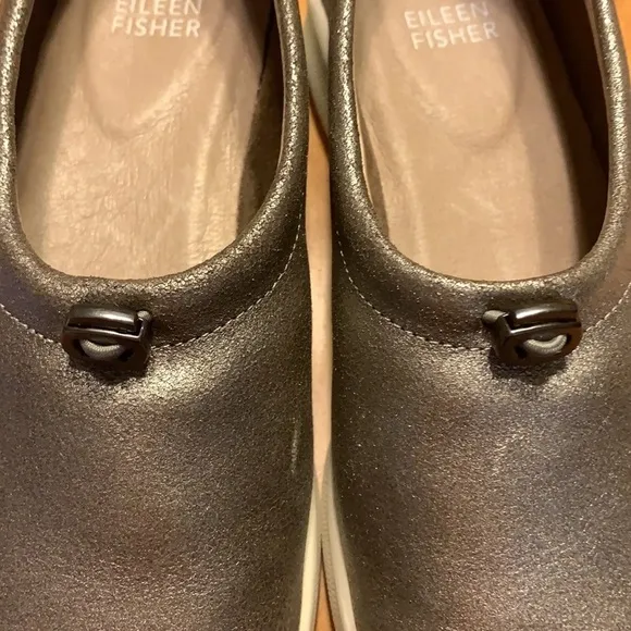 Eileen Fisher Sydney Slip-On Leather Sneakers 5