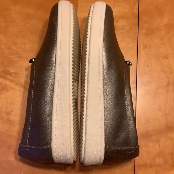 Eileen Fisher Sydney Slip-On Leather Sneakers 5