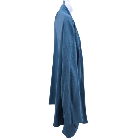 Eileen Fisher Women’s Size 2X Relaxed Blue Cardigan Minimalist Workwear Eco NWOT