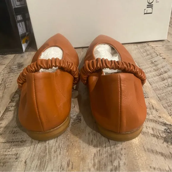 ELLEME Women’s Chouchou Ballerina Ochre Leather Ballet Flats Size 37 MSRP $406