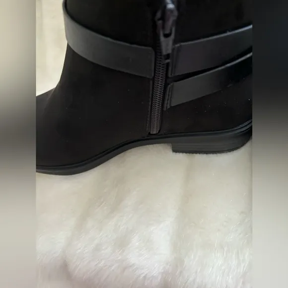 Elsa Fur Lined Ankle Boots-Size 7