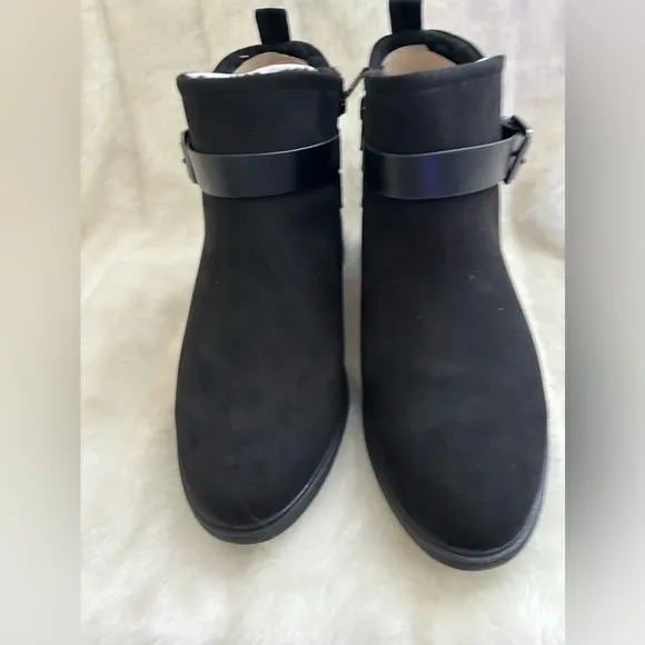 Elsa Fur Lined Ankle Boots-Size 7