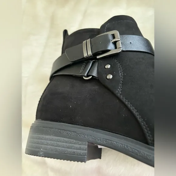 Elsa Fur Lined Ankle Boots-Size 7