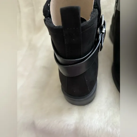 Elsa Fur Lined Ankle Boots-Size 7