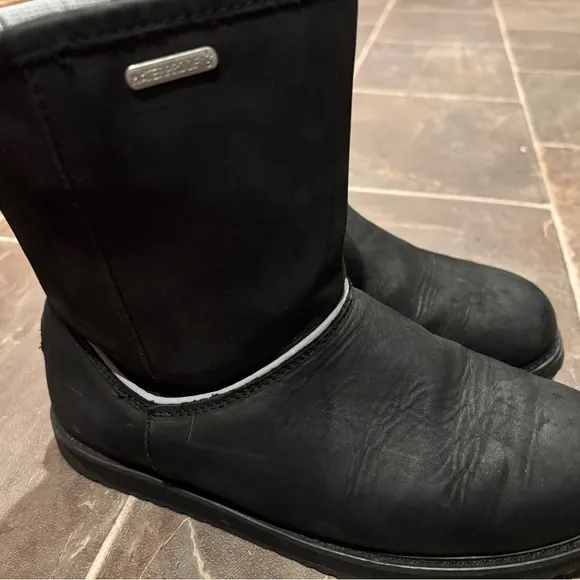 EMU Australia Judbury Waterproof Winter Boots Black with Grey Casual Snow Boots