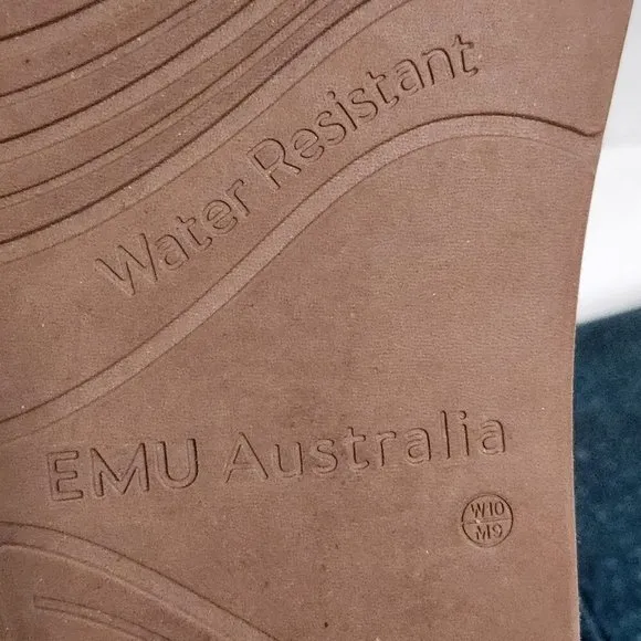 EMU Australia NIB Delegate 100% Sheepskin Boots Chestnut W11263 Size 10W