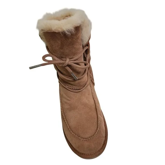 EMU Australia NIB Delegate 100% Sheepskin Boots Chestnut W11263 Size 10W