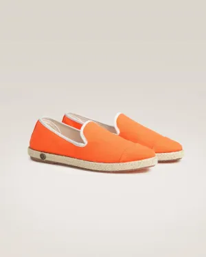 Espadrille homme coton, orange