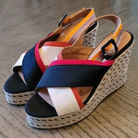 Espardrilles wedges by Castaner size 38 NWOT ❤💙