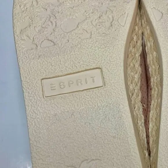 Esprit NWT Erin Slip On Perforated Casual Walking Summer Espadrille
