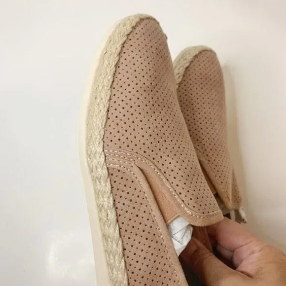 Esprit NWT Erin Slip On Perforated Casual Walking Summer Espadrille