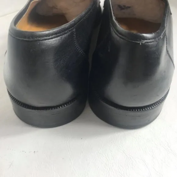 E.T. Wright Master's Collection Loafer Black Leather Size 9.5