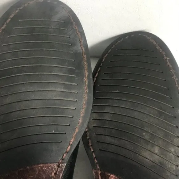 E.T. Wright Master's Collection Loafer Black Leather Size 9.5