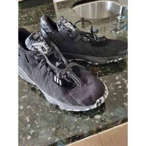 EUC Adidas Dame 7 I Am My‎ Own Fan - Size 10 -Black and Silver