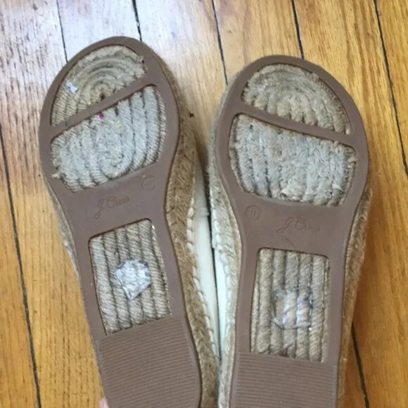 EUC ✨ Two-tone espadrilles with leather toe details from J. Crew