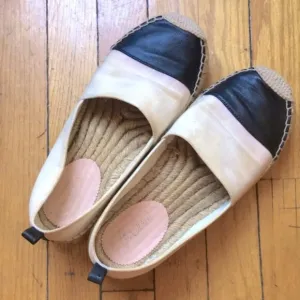 EUC ✨ Two-tone espadrilles with leather toe details from J. Crew