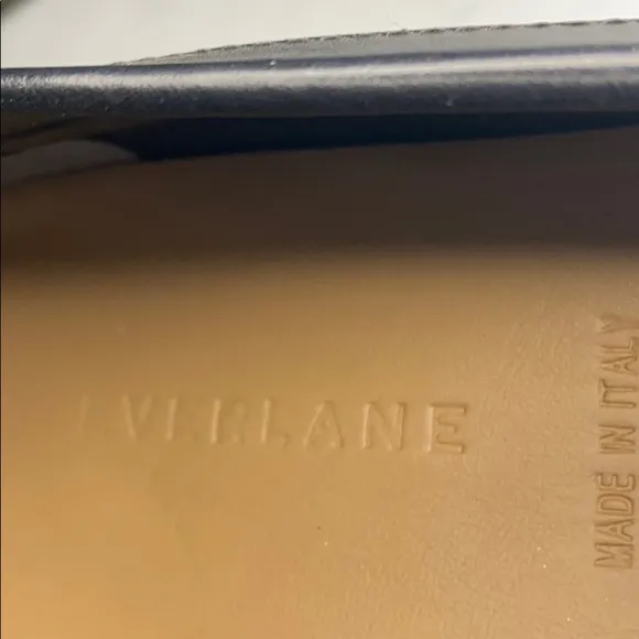 Everlane black leather loafers