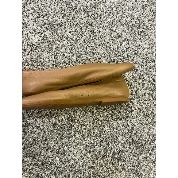 Everlane Leather Ballet Flats, Tan, Women’s Sz 8, Minimal Capsule Comfort Chic