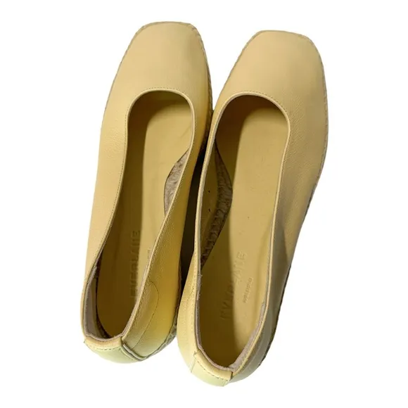 EVERLANE Pale Yellow Espadrilles Size 9
