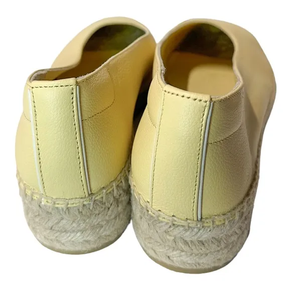EVERLANE Pale Yellow Espadrilles Size 9