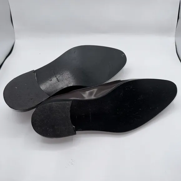 Everlane Shoes Women's 10 Modern Penny Loafer Mules Brown Leather Made In Italy