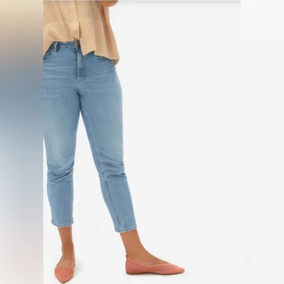 EVERLANE THE 40-hour flat in Reknit In Coral SIZE 7 1/2