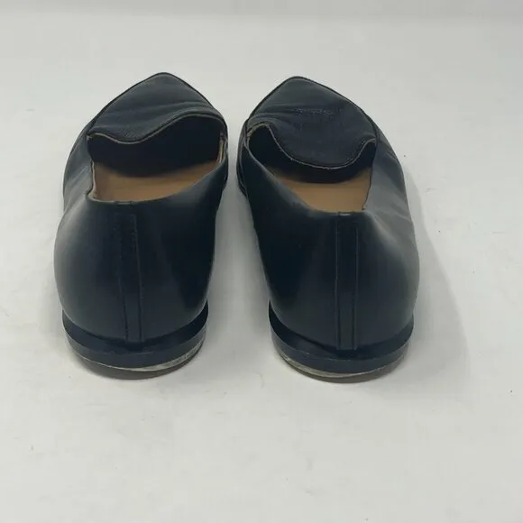 Everlane The Modern Point Flats 7.5 black pointed toe leather women