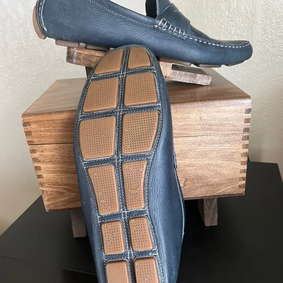 Faconnable Black Loafers Sleek Slip-Ons
