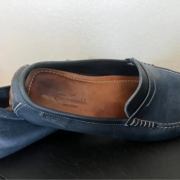 Faconnable Black Loafers Sleek Slip-Ons