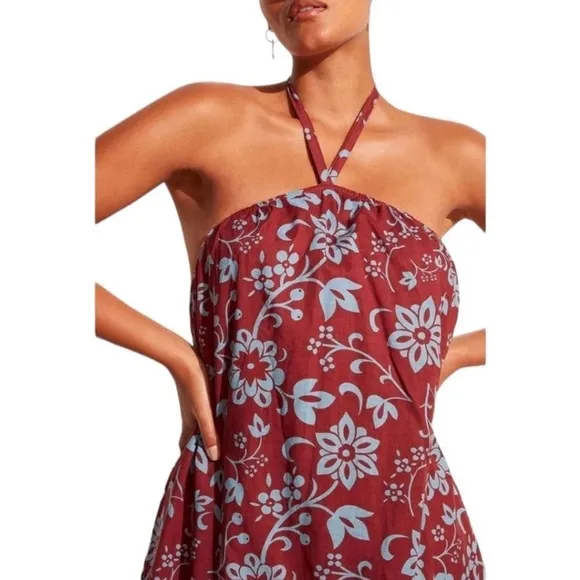 Faithfull The Brand Womens Dress 4 Brise Maxi Oceania Floral Print Beach Flowy