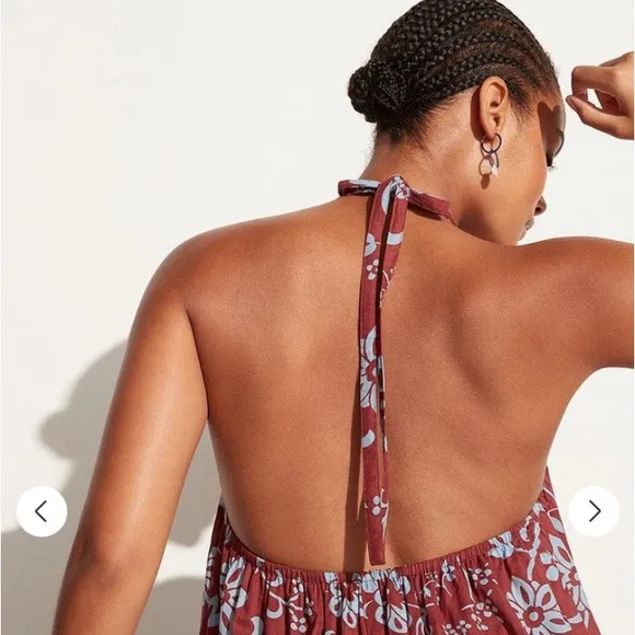 Faithfull The Brand Womens Dress 4 Brise Maxi Oceania Floral Print Beach Flowy
