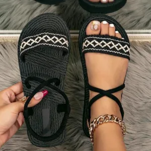 Fashionable Women's Flat Sandals