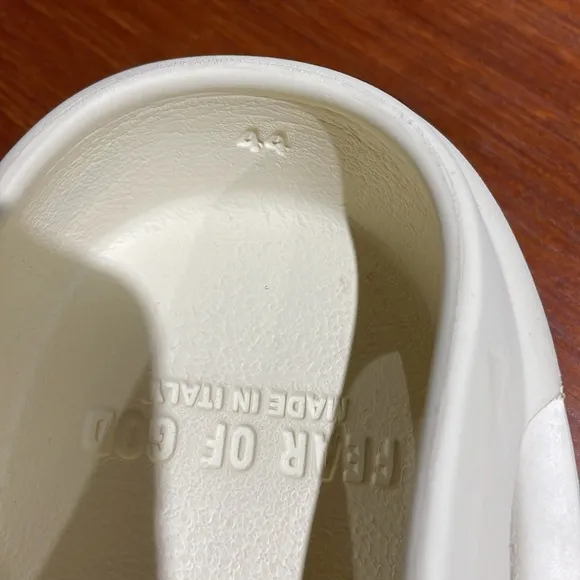 Fear of God FOG California slides slip on foam sandals mules size 44, size 11
