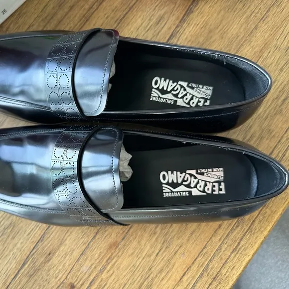 Ferragamo Goliath leather loafers