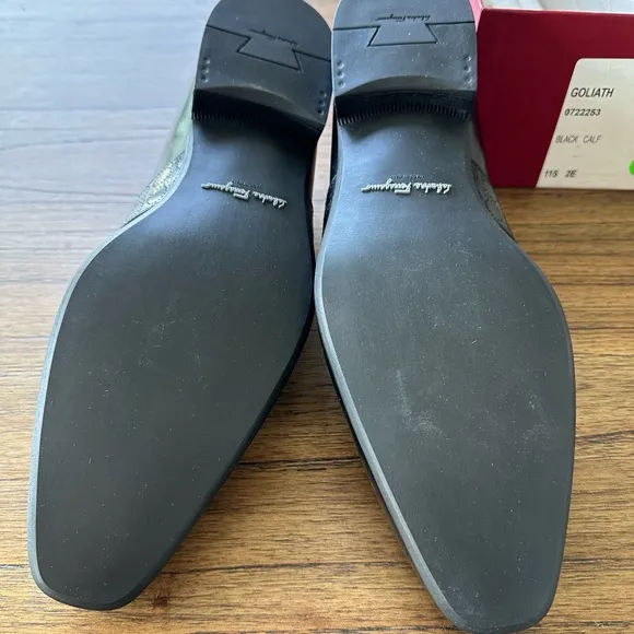 Ferragamo Goliath leather loafers