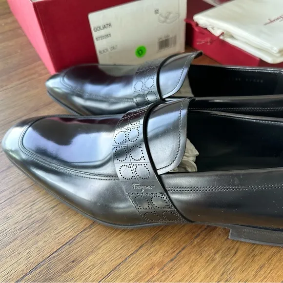Ferragamo Goliath leather loafers