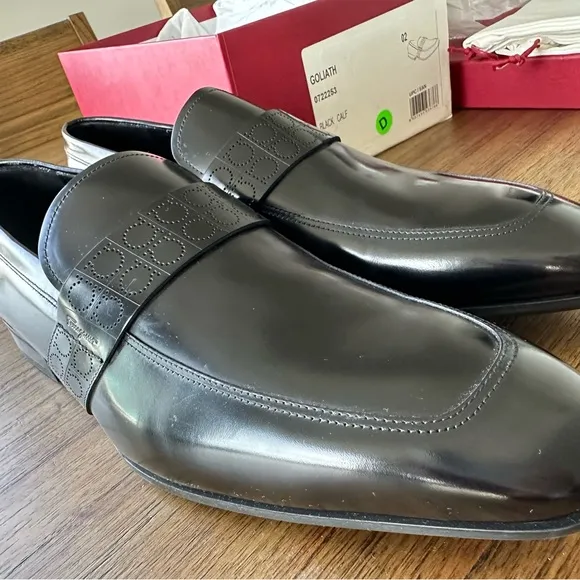 Ferragamo Goliath leather loafers