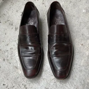 Ferragamo Loafers mahogany color