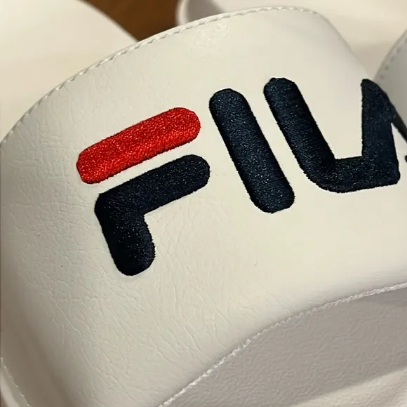 Fila Drifter Bold slides sandals shoes new shower pool beach white Womens Sizes
