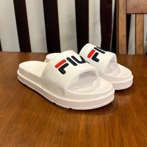 Fila Drifter Bold slides sandals shoes new shower pool beach white Womens Sizes