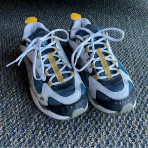 FILA MEN’S GORPCORE Blue and Yellow Sneakers with Mesh Design