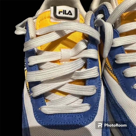 Fila Renno 1CM01280-138 Mens White Mesh Lace Up Lifestyle Sneakers Shoes 8.5