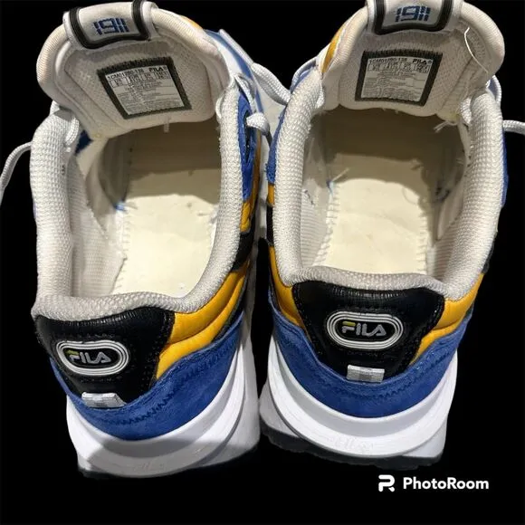 Fila Renno 1CM01280-138 Mens White Mesh Lace Up Lifestyle Sneakers Shoes 8.5