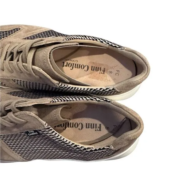 Finn Comfort Sidonia Sneakers Taupe 10.5 NEW